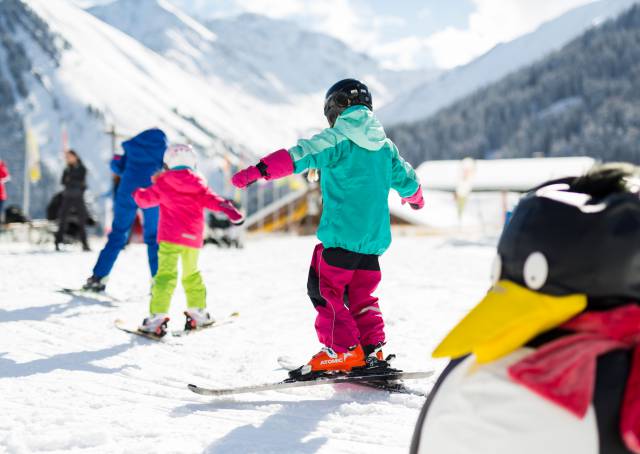 Children's ski school in Berwang