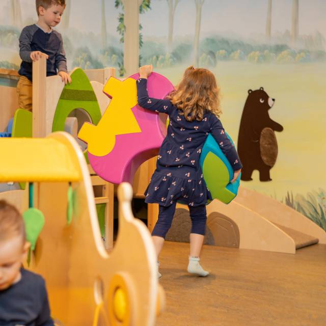 Indoor playground at the Familotel Kaiserhof in Berwang