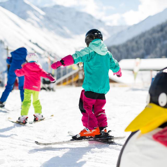 Children's ski school in Berwang