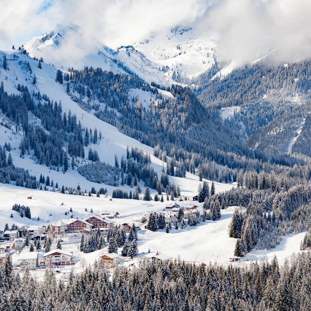 Snowy Berwang in Tyrol