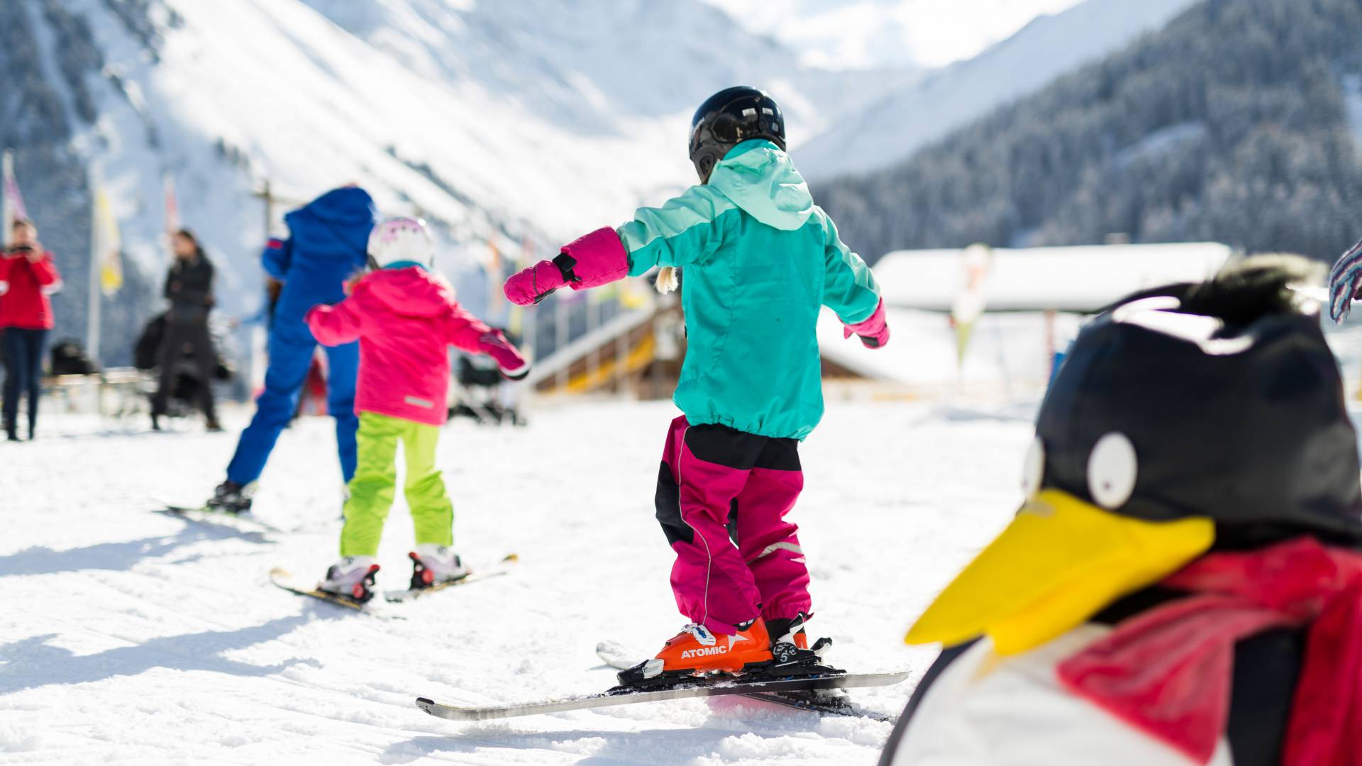 Children's ski school in Berwang